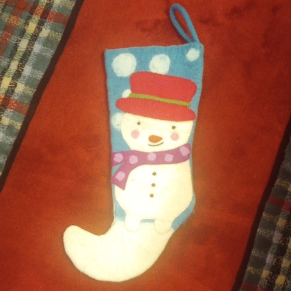 Other - Festive Snowman Christmas Stocking